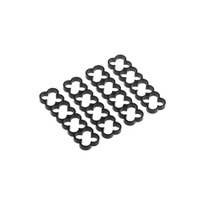 Kabeļu skava Alphacool 24765 Melna Alumīnijs 16 gab