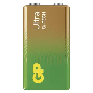 Battery GP 9V Alkaline ULTRA 6LF22 — single cell, 9V