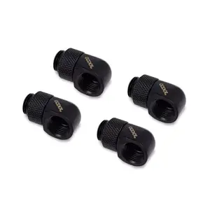 Фитинг Alphacool 17615 Латунь Черный 18мм Ширина 4 Штуки