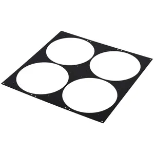 Ventilatora sargs Alphacool 24812 Tērauds Melns