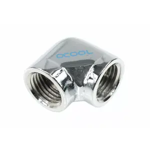 Фитинг Alphacool 17041 Латунь Хром 23мм Ширина 18мм Глубина 23мм Высота
