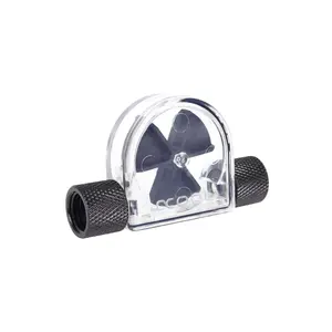 Flow Indicator Alphacool 17366 ABS Black Transparent 69.5mm