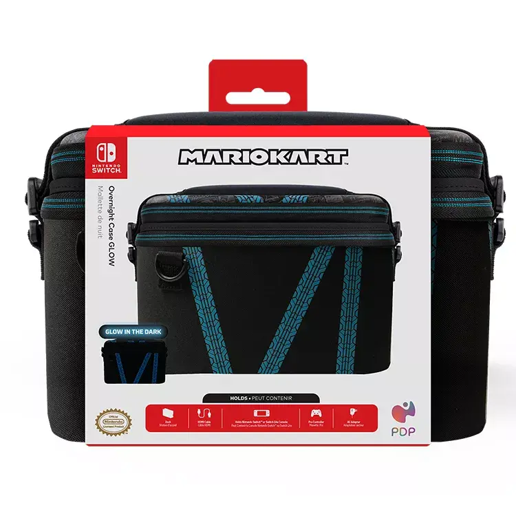 Жесткий чехол PDP Nintendo Switch Kart Drift Overnight Case GLOW Photo 7