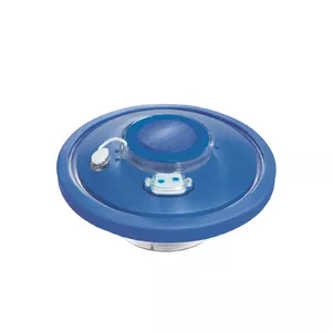 Pool fountain Bestway 58493 — round blue battery-powered fountain, height 1520 mm, diameter 2.43 m