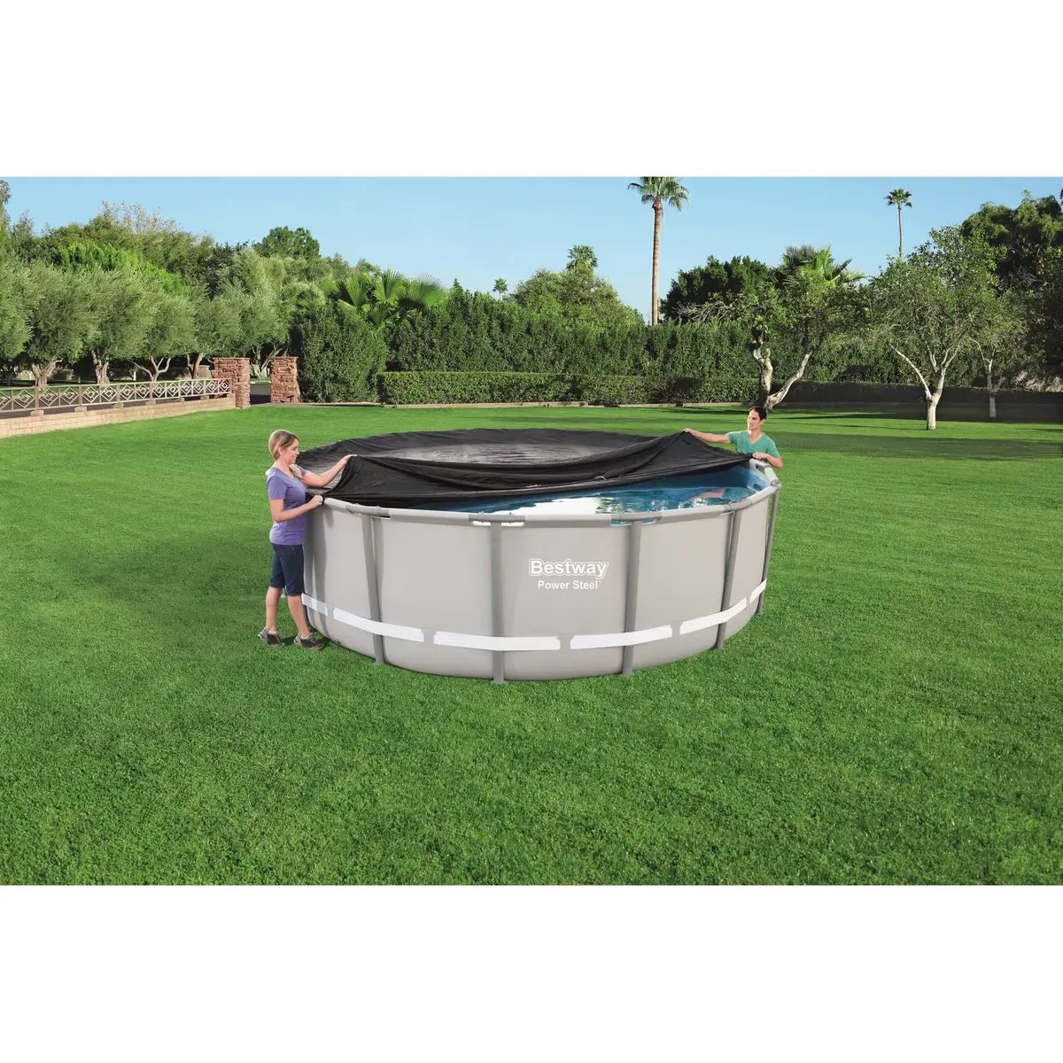 Bestway Solar Pool Cover 4,88 m × 1,22 m Photo 6