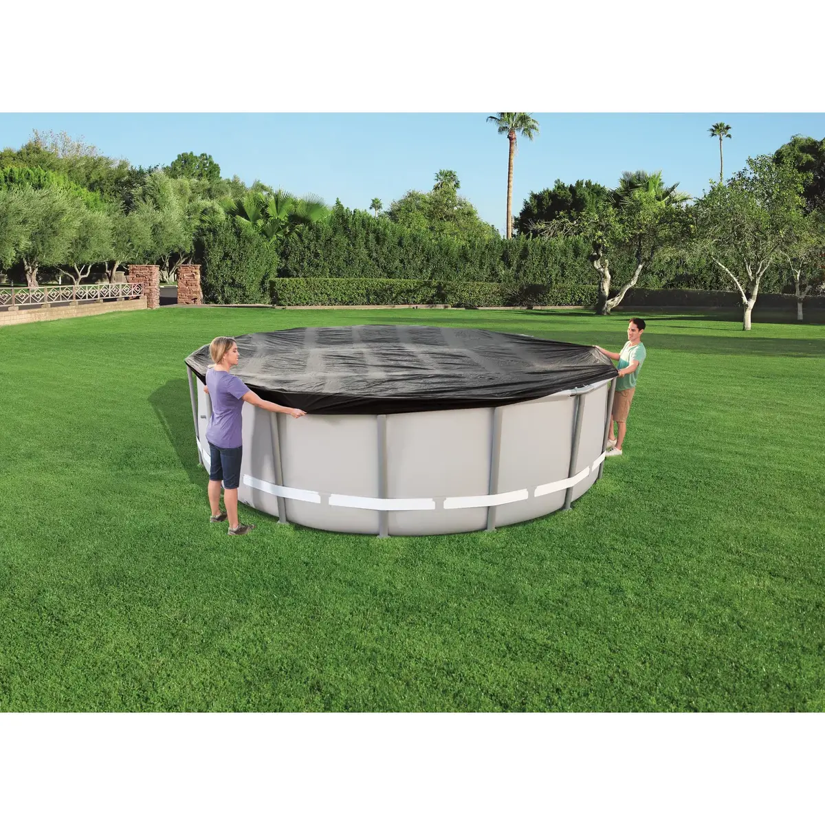Bestway Solar Pool Cover 4,88 m × 1,22 m Photo 9