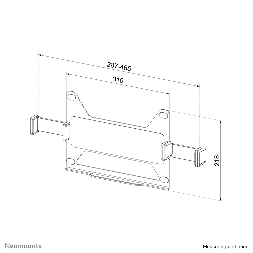 Neomounts ADS20-425BL1 notebook arm shelf Photo 9