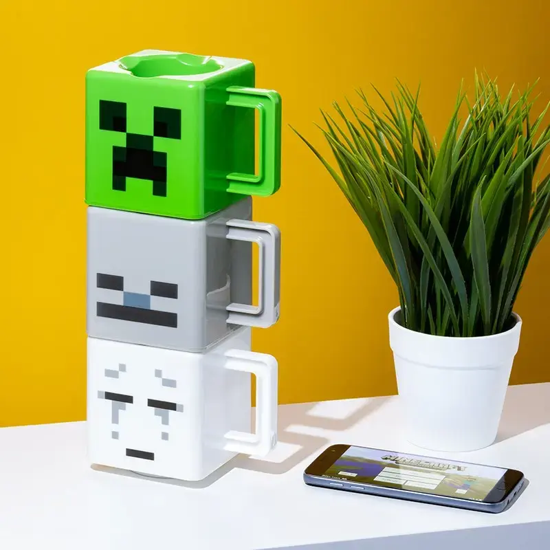 Paladone Minecraft Stacking Mugs Set of 3 Photo 4