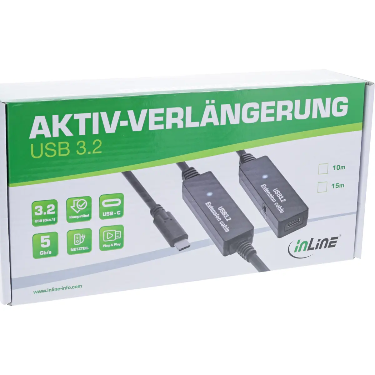 Активный удлинитель InLine USB-C 15м 35656C Photo 4