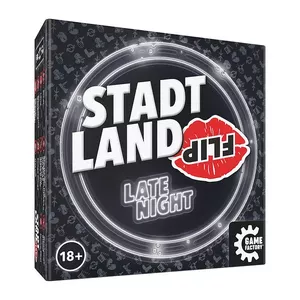Карточная игра Game Factory Stadt Land Flip Late Night Стратегия 10 мин 18+