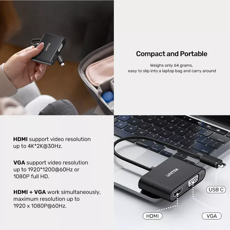 USB graphics adapter UNITEK V1168A Photo 7