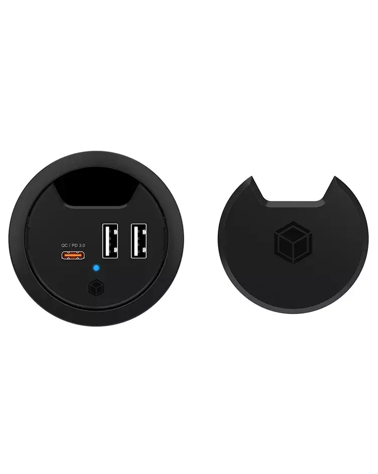 Iebūvējamais USB lādētājs ICY BOX IB-HUB1407 Photo 4