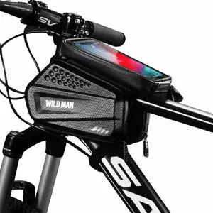 Bicycle Lockable Frame Bag Wildman Hardpouch — Hardcase Handlebar/Top Tube Pouch