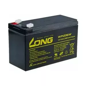 Sealed Lead-Acid Battery Long 12V 9Ah F2 HighRate WP1236W – 12 V, 9 Ah, F2 terminals