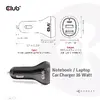 Notebook Car Charger CLUB3D CAC-1921 36W Photo 3