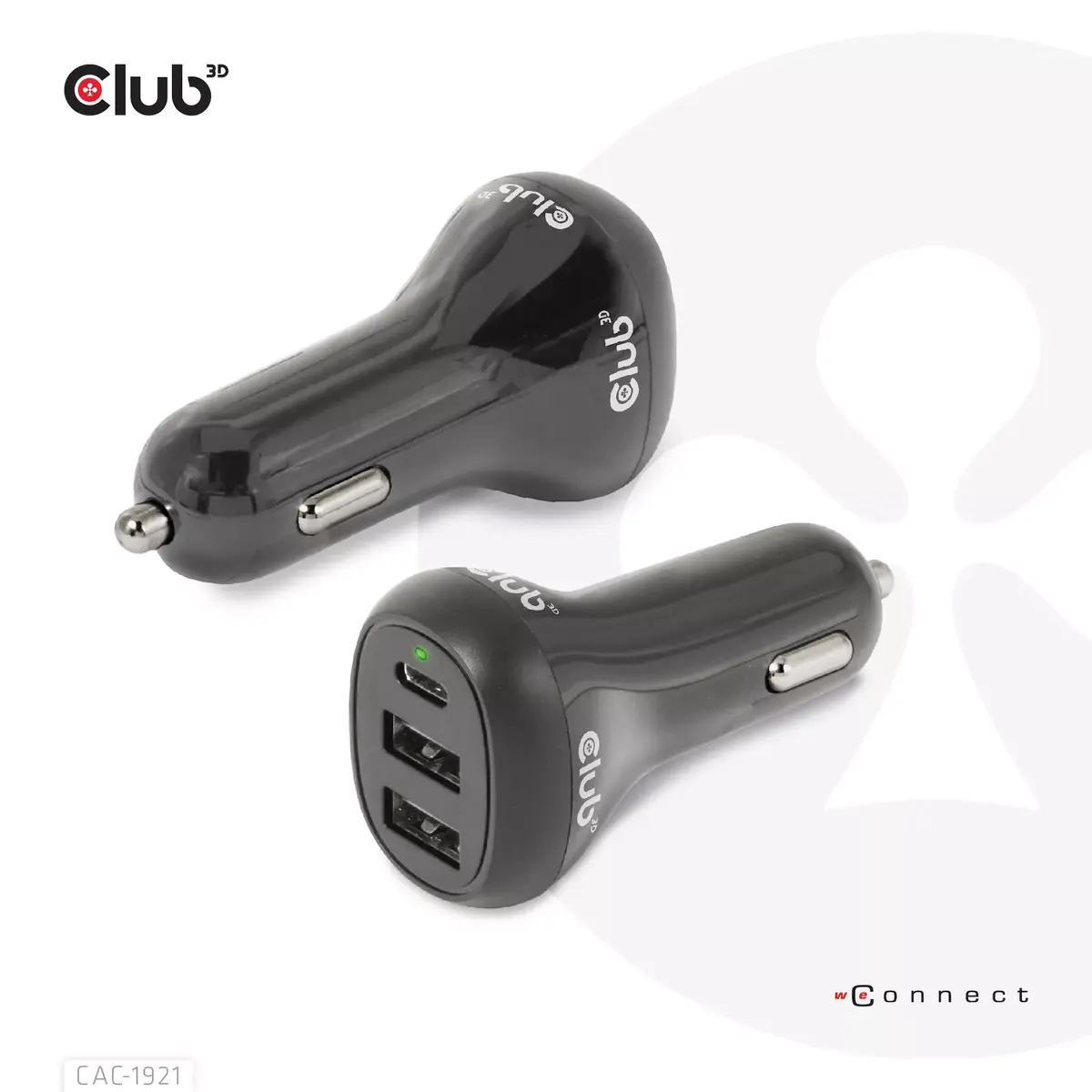 Notebook Car Charger CLUB3D CAC-1921 36W Photo 8