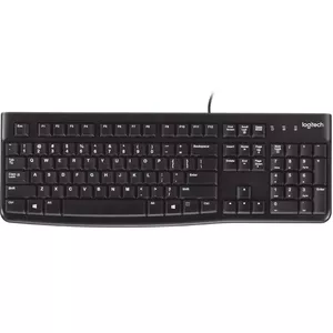 Клавиатура Logitech K120 для бизнеса USB Универсальная Черная Иврит