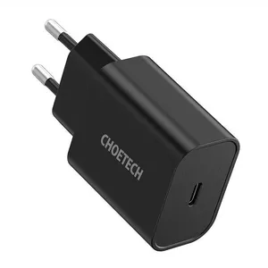 Tīkla lādētājs Choetech Q5004 EU USB-C, 20 W (melns)