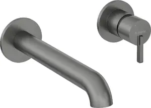 Wall-mounted faucet deante BQS D54L, chrome finish, wall mixer tap