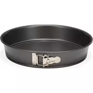 Springform Pan Patisse 30 cm Black Steel – removable ring, non-coated interior