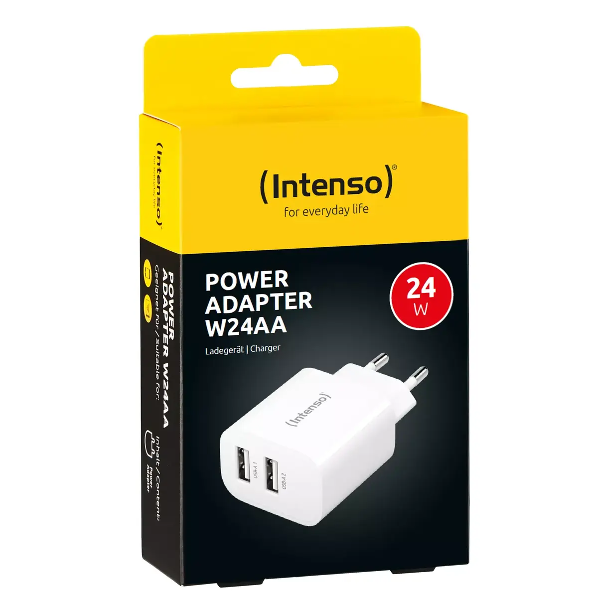 Iekštelpu lādētājs Intenso POWER ADAPTER 2XUSB-A/7802412 Photo 3