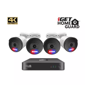 IP camera kit IGET HGNVK88504 UltraHD 4K NVR 8CH with 4 IP cameras