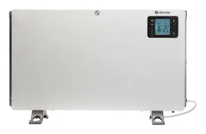 Denver SCH-2105 Konvektora elektriskais telpu sildītājs Ištelpām Balts 2000 W Digitālais termostats Amazon Alexa Apple Siri Google Home