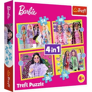 Trefl Barbie Happy world of Puzle 54 pcs Rotaļlieta