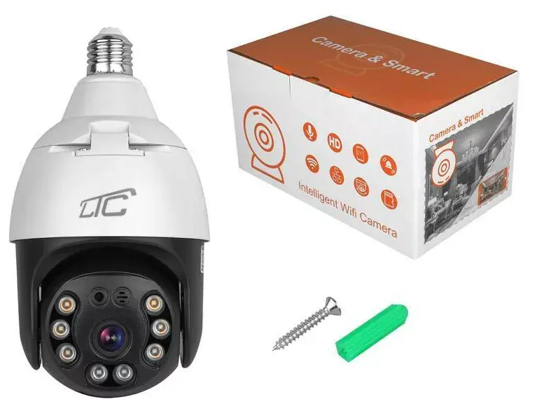 Videonovērošanas kamera LTC KAM35 5MP IP Wi-Fi spuldze E27 Photo 3