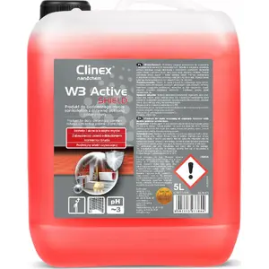 Bathroom cleaner Clinex W3 Active SHIELD 5 L – removes rust, limescale, soap scum