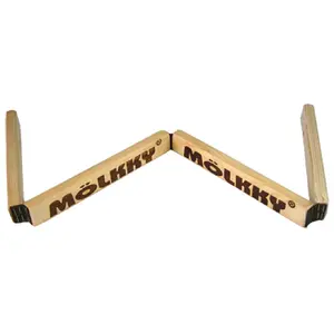 Mölkky throwing game TACTIC 52540 — wooden set, natural wood finish