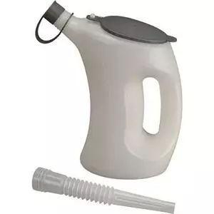 Measuring cup PRESSOL 07625 5 L white transparent with lid and flexible spout