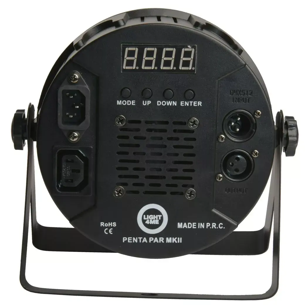 LED spotlight Light4Me PENTA PAR 8×12W MKII RGBWA Photo 5