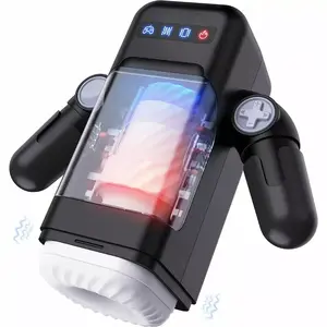Masturbator Baile GAME CUP THRUSTING VIBRATION HEATING BLACK