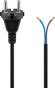 Goobay Universal Hoover Connection Cable 7.5 m Black Power plug type C H05VVH2-F