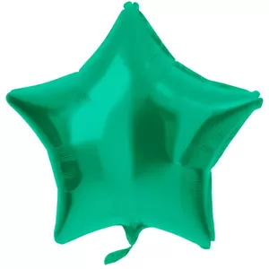 Foil balloon Folat Star 48 cm matte green metallic
