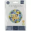 Foil Balloon Folat Get well soon Flowers 45 cm Photo 2