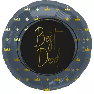 Foil balloon Folat Best Dad 45 cm — celebratory helium-ready decoration