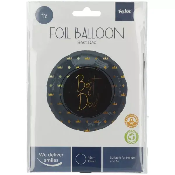 Foil balloon Folat Best Dad 45 cm Photo 2