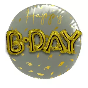 Foil balloon Folat 3D Golden Dawn 56 cm — decorative helium-ready balloon