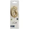 Cake candle topper Folat Glamor Number 6 7 cm Photo 2