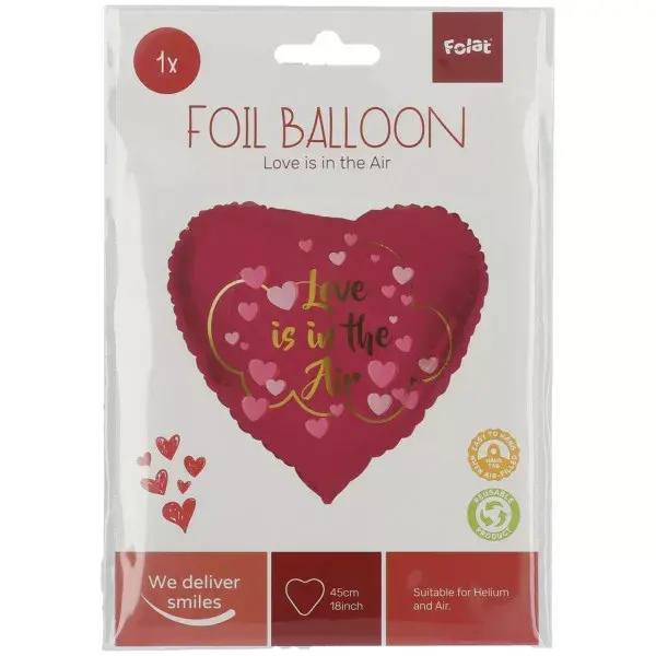 Foil balloon Folat heart-shaped 45 cm 67950 Photo 2