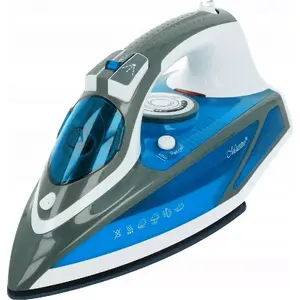 Steam iron Maestro MR-304C, 2200W, white/blue — steam iron for home use