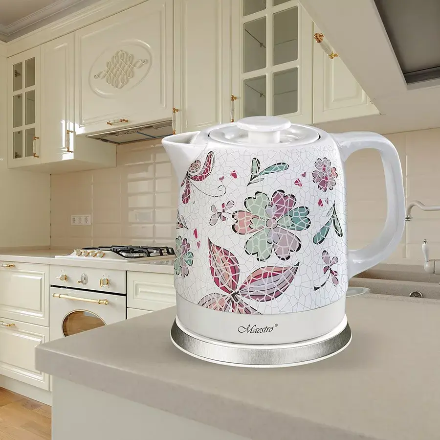 Keramikas elektriskais tējkanna Maestro MR-068-FLOWERS 1,5 l 1500 W Photo 2