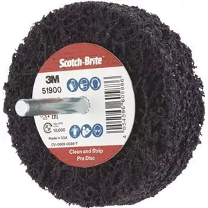 Abrasive cleaning disc 3M XT-ZS Pro 100 x 13 mm with 6 mm shaft SXCRS