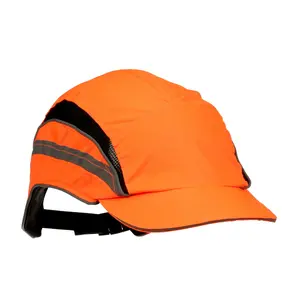 Каска защитная 3M Оранжевая короткая с козырьком ABS 7100217846