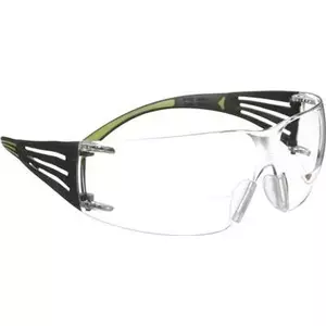 Safety Reading Glasses 3M SecureFit 400 Reader +2.5 Diopter, dark frame / clear lenses