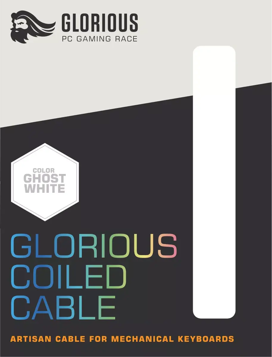 GLORIOUS кабель USB 2.0 GLO-CBL-COIL-WHITE Photo 4