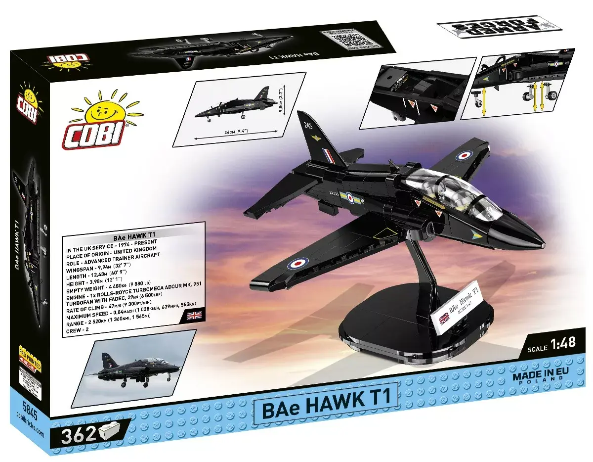 Konstruktors Cobi BAe Hawk T1 5845 detaļas Photo 3