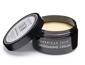 Matu krēms AMERICAN CREW Grooming Cream 85 g — veidošana un fiksācija vīriešu cirtainiem matiem